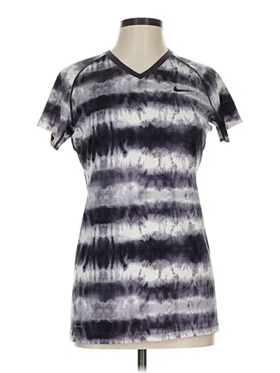 Pre-owned Nike Short Sleeve T-shirt In Gray