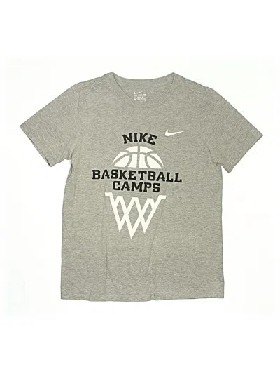 Pre-owned Nike Kids' Short Sleeve T-shirt In Gray