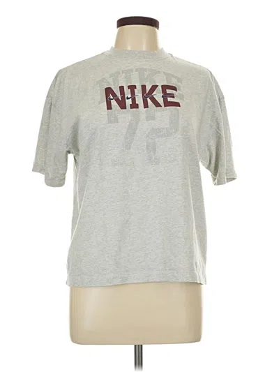 Pre-owned Nike Short Sleeve T-shirt In Gray