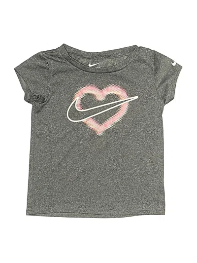 Pre-owned Nike Kids' Short Sleeve T-shirt In Gray