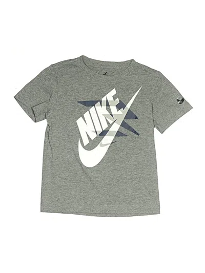 Pre-owned Nike Kids' Short Sleeve T-shirt In Gray