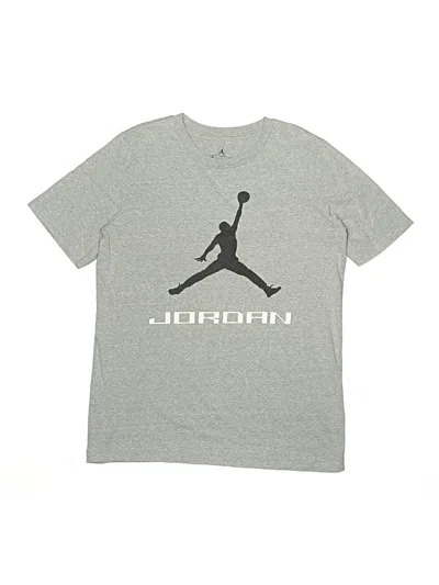 Pre-owned Nike Kids' Short Sleeve T-shirt In Gray