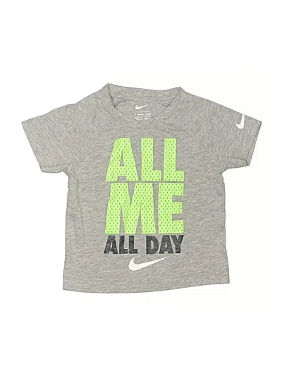 Pre-owned Nike Kids' Short Sleeve T-shirt In Gray
