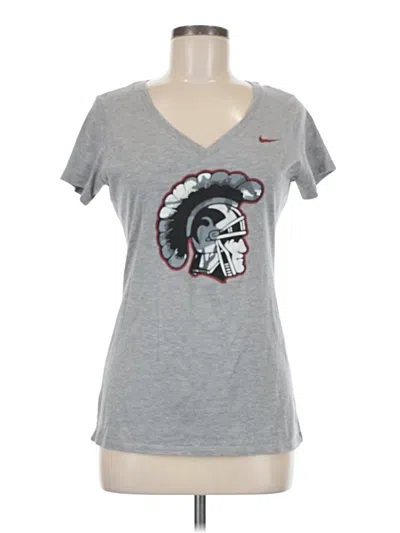 Pre-owned Nike Short Sleeve T-shirt In Gray