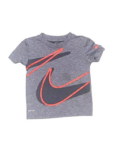 Pre-owned Nike Kids' Short Sleeve T-shirt In Gray