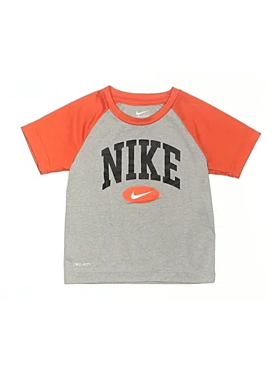 Pre-owned Nike Kids' Short Sleeve T-shirt In Gray