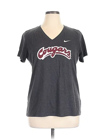 Pre-owned Nike Short Sleeve T-shirt In Gray