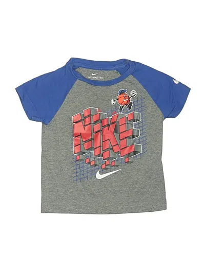 Pre-owned Nike Kids' Short Sleeve T-shirt In Gray