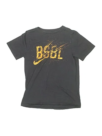 Pre-owned Nike Kids' Short Sleeve T-shirt In Gray