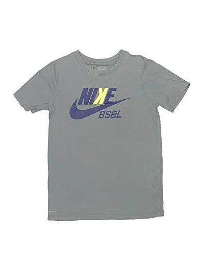 Pre-owned Nike Kids' Short Sleeve T-shirt In Gray