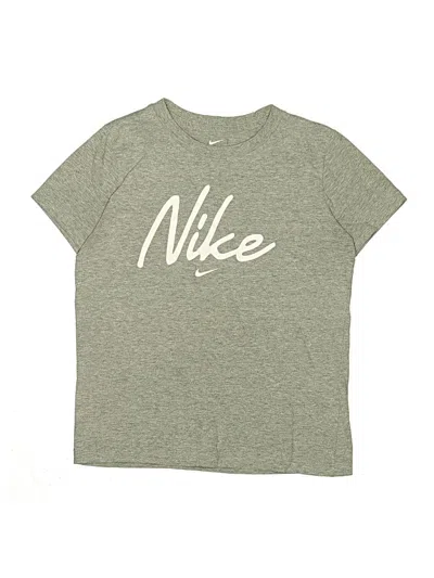 Pre-owned Nike Kids' Short Sleeve T-shirt In Gray