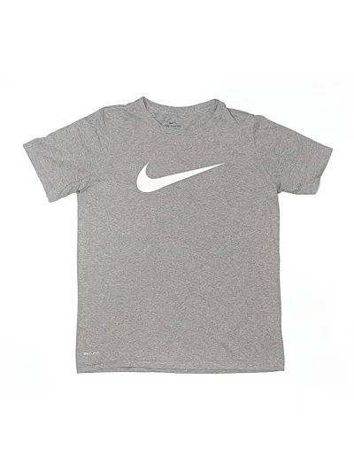 Pre-owned Nike Kids' Short Sleeve T-shirt In Gray