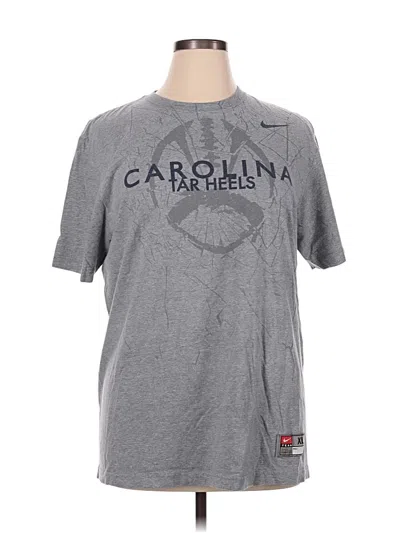 Pre-owned Nike Short Sleeve T-shirt In Gray