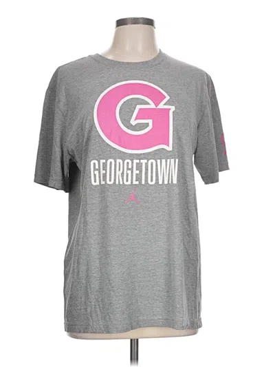 Pre-owned Nike Short Sleeve T-shirt In Gray