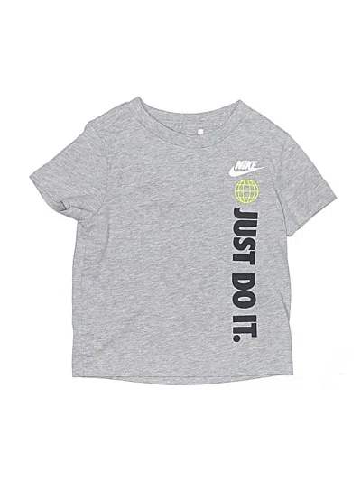 Pre-owned Nike Kids' Short Sleeve T-shirt In Gray