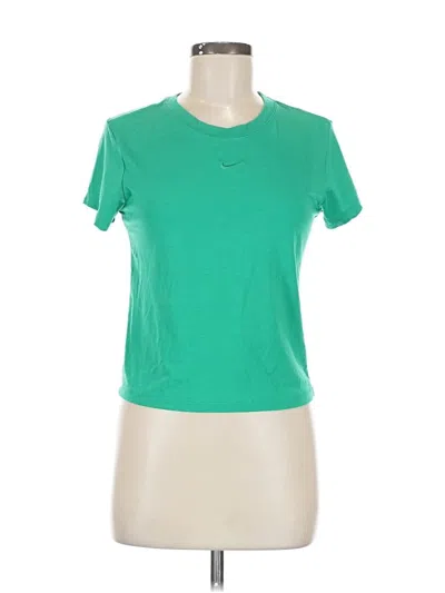 Pre-owned Nike Short Sleeve T-shirt In Green