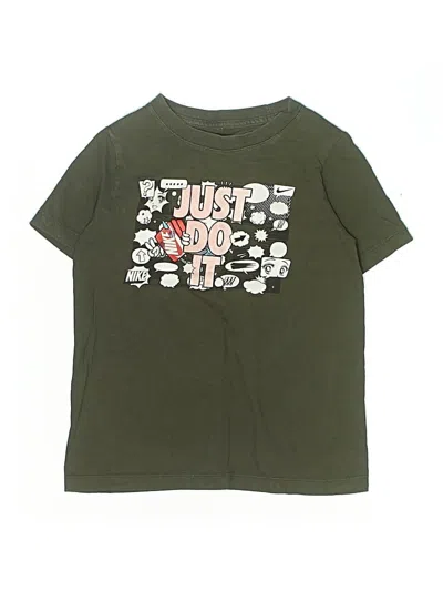 Pre-owned Nike Kids' Short Sleeve T-shirt In Green