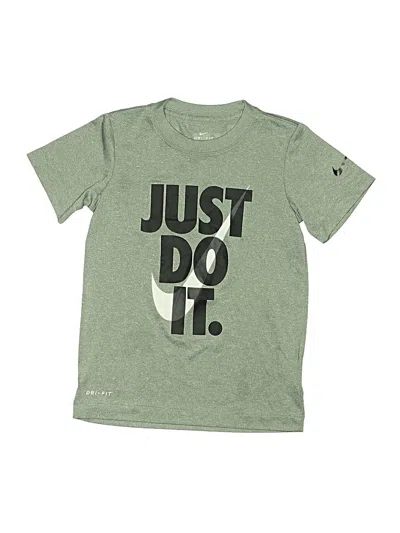 Pre-owned Nike Kids' Short Sleeve T-shirt In Green