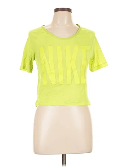 Pre-owned Nike Short Sleeve T-shirt In Green