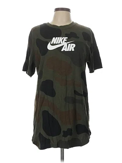 Pre-owned Nike Short Sleeve T-shirt In Green