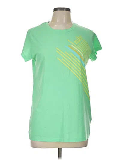 Pre-owned Nike Short Sleeve T-shirt In Green