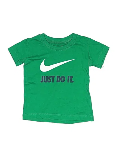 Pre-owned Nike Babies' Short Sleeve T-shirt In Green