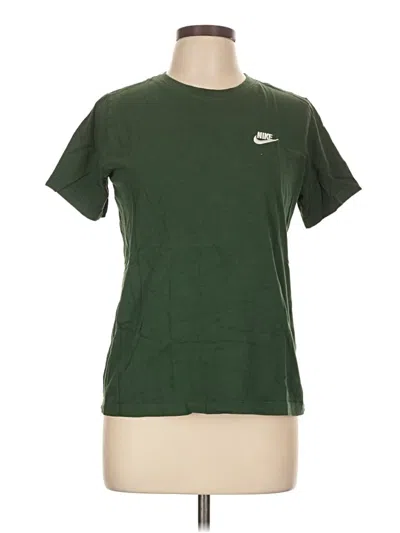 Pre-owned Nike Short Sleeve T-shirt In Green