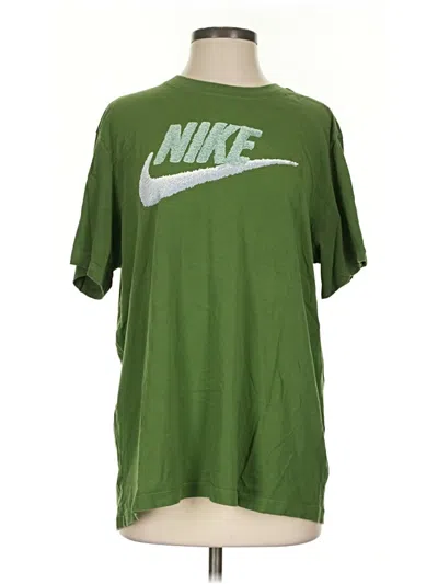 Pre-owned Nike Short Sleeve T-shirt In Green
