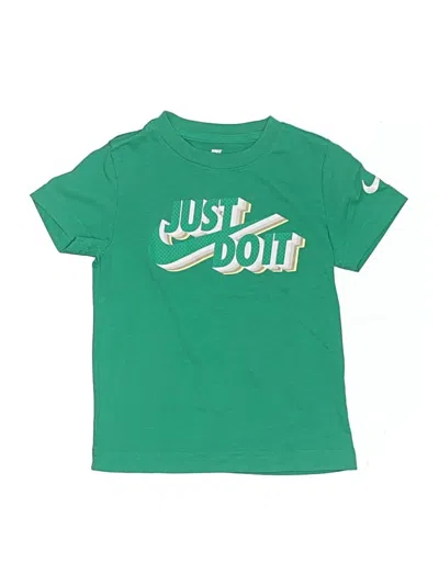Pre-owned Nike Kids' Short Sleeve T-shirt In Green