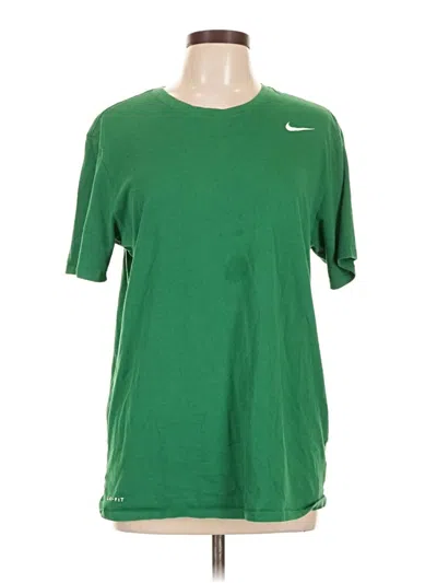 Pre-owned Nike Short Sleeve T-shirt In Green
