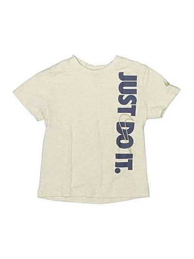 Pre-owned Nike Kids' Short Sleeve T-shirt In Ivory