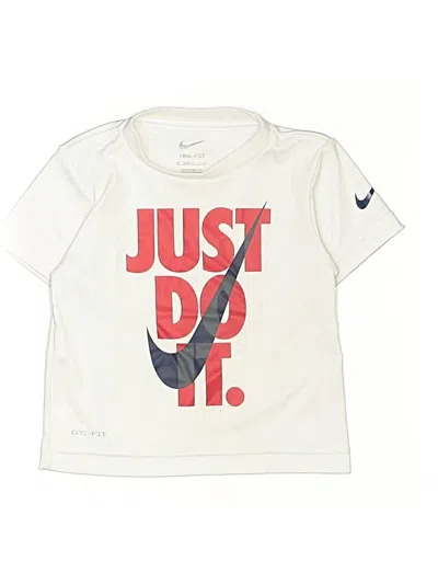 Pre-owned Nike Kids' Short Sleeve T-shirt In Ivory