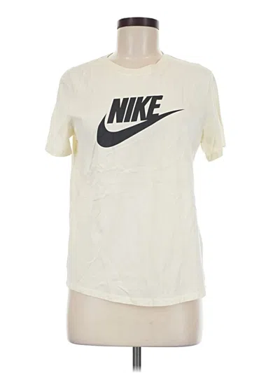 Pre-owned Nike Short Sleeve T-shirt In Ivory