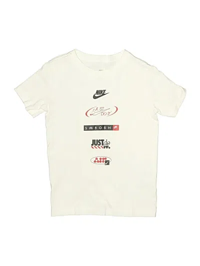 Pre-owned Nike Kids' Short Sleeve T-shirt In Ivory