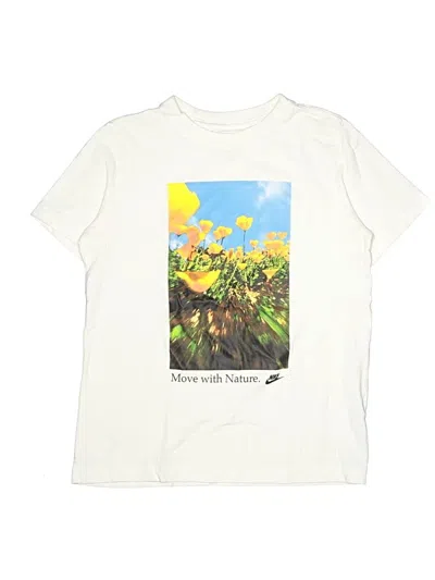 Pre-owned Nike Kids' Short Sleeve T-shirt In Ivory