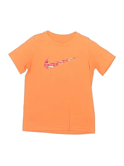 Pre-owned Nike Kids' Short Sleeve T-shirt In Orange