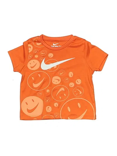 Pre-owned Nike Kids' Short Sleeve T-shirt In Orange