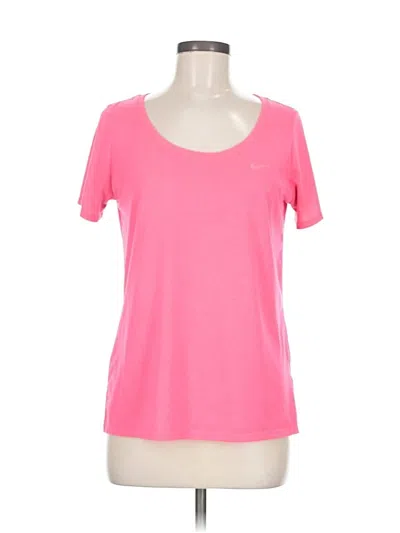 Pre-owned Nike Short Sleeve T-shirt In Pink