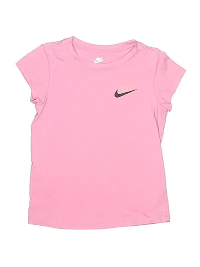 Pre-owned Nike Kids' Short Sleeve T-shirt In Pink