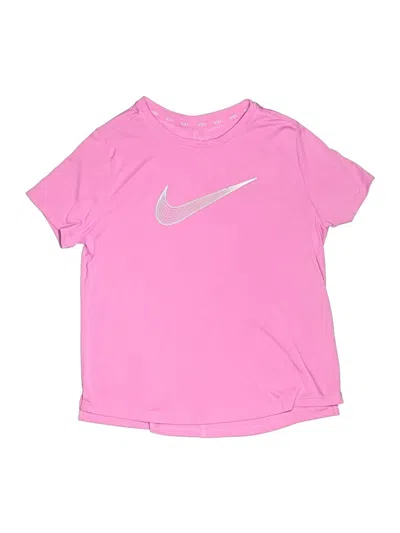 Pre-owned Nike Kids' Short Sleeve T-shirt In Pink