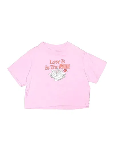 Pre-owned Nike Kids' Short Sleeve T-shirt In Pink