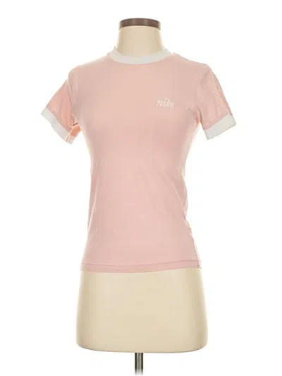 Pre-owned Nike Short Sleeve T-shirt In Pink