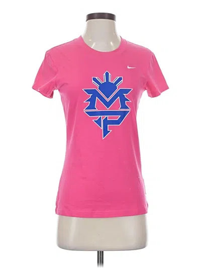 Pre-owned Nike Short Sleeve T-shirt In Pink