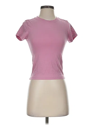 Pre-owned Nike Short Sleeve T-shirt In Pink