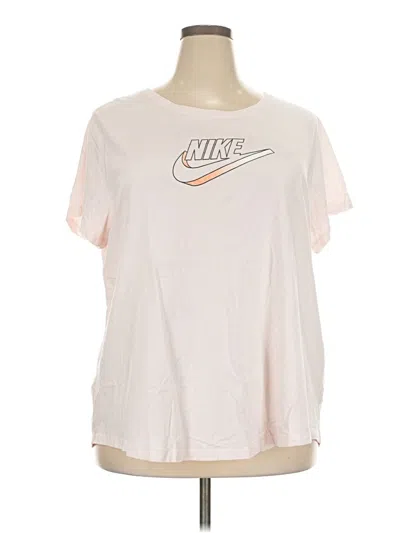 Pre-owned Nike Short Sleeve T-shirt In Pink