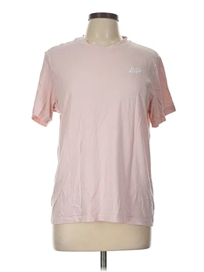 Pre-owned Nike Short Sleeve T-shirt In Pink