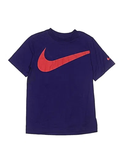 Pre-owned Nike Kids' Short Sleeve T-shirt In Purple