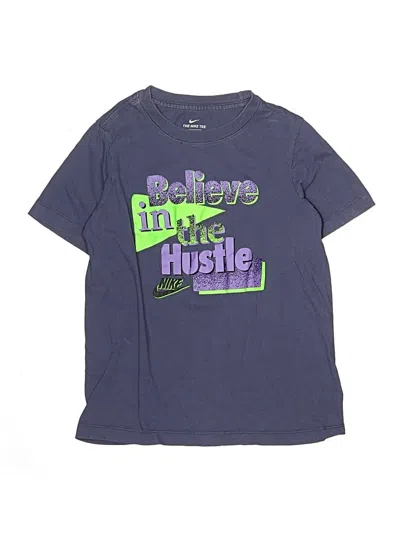 Pre-owned Nike Kids' Short Sleeve T-shirt In Purple