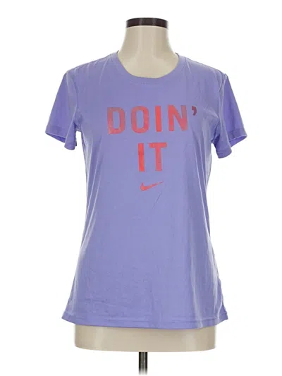 Pre-owned Nike Short Sleeve T-shirt In Purple