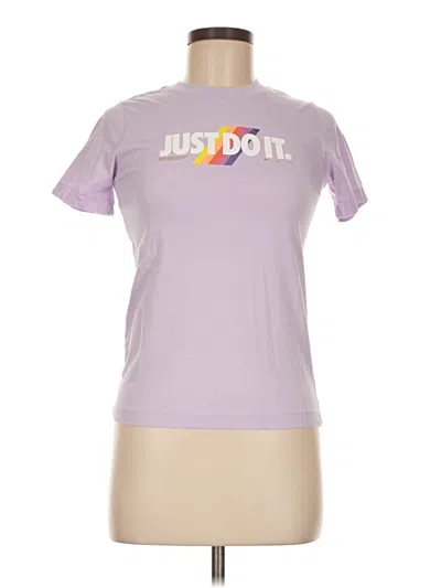 Pre-owned Nike Short Sleeve T-shirt In Purple